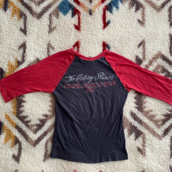 Rolling Stones Junk Food Baseball Tee 👅🇺🇸 - Picture 3 of 3